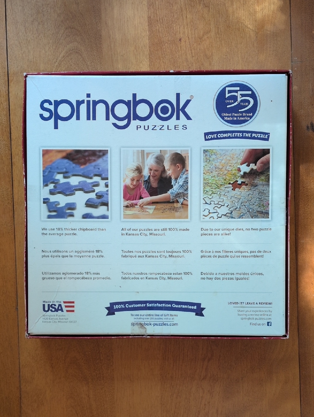 It's The Real Thing Coca-Cola Springbok 1000 Piece Puzzle - Picture 2 of 4